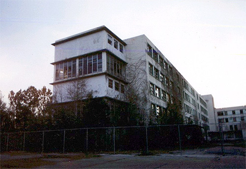 The old, abandoned Sunland tuberculosis ward and sanitarium.