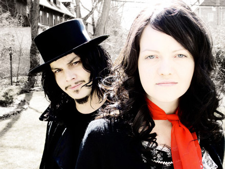 Jack White.  Meg White.  The White Stripes.  Photo by Patrick Keeler.