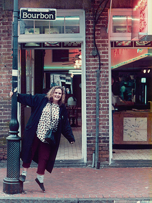 Shannon in New Orleans a long time before the flood.  (1990?)