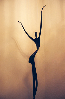 The Dancer, Victor Halvani, 1994.  6 feet tall and 2 feet wide.  Edition of 10.  (2005)