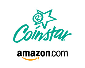 CoinStar and Amazon.com.  Two great tastes that taste great together.