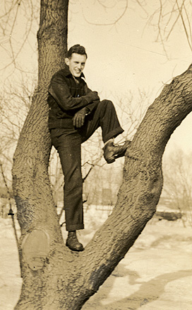 My late grandfather, Leo Brady. Photo taken by my grandmother, Alice. (1940)