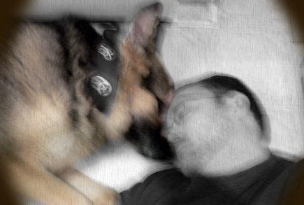Me and Sheriff.  Blame Candy for the shaky camera. Plus added effects.  (2006)