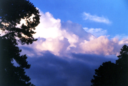 Just happened to have my camera with me when I saw these gargantuan clouds in the sky on the eastside of town.  (2000)