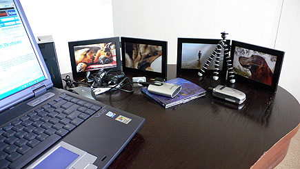 Part of my current workspace in room 6804 of the Westin Peachtree.