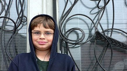 Alex just a few minutes before heading over to the Georgia Aquarium last Thursday.