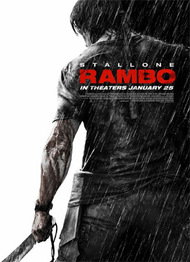 Awesome poster for the fourth Rambo movie.
