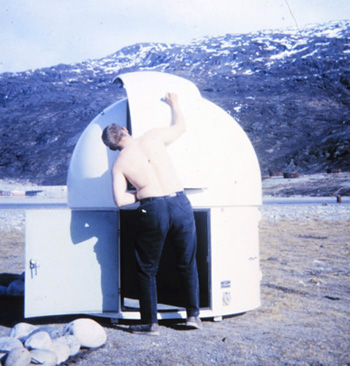 My dad in Greenland in the mid 1960's.