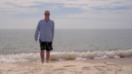 Your friend in the surf at St. George Island this past weekend.  My friend Hilda took this photo.  (2008)