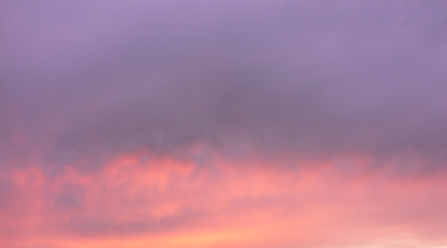 Spectacular clouds I saw this evening just as Magic Hour was ending.  (2008)