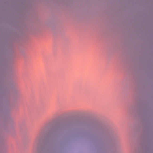Digital artwork created from my lovely sunset cloud photo from a last week.  I call it Other Worldly.  (2008)