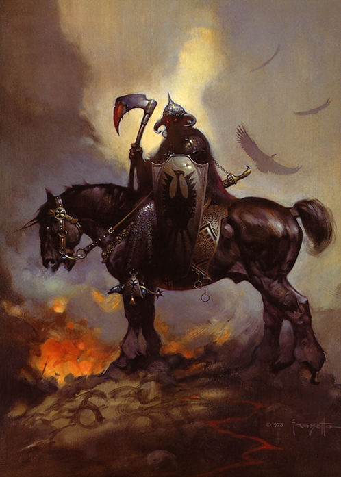 The Death Dealer by Frank Frazetta.  (1973)