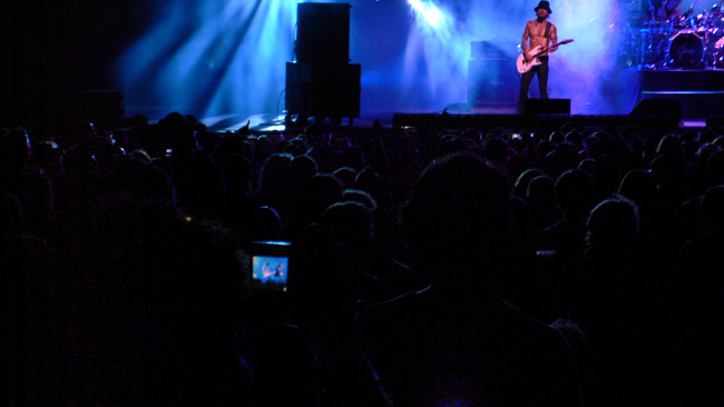 Picture of a picture taker at the Jane's Addiction show in Tampa on May 9th, 2009.  (2009)