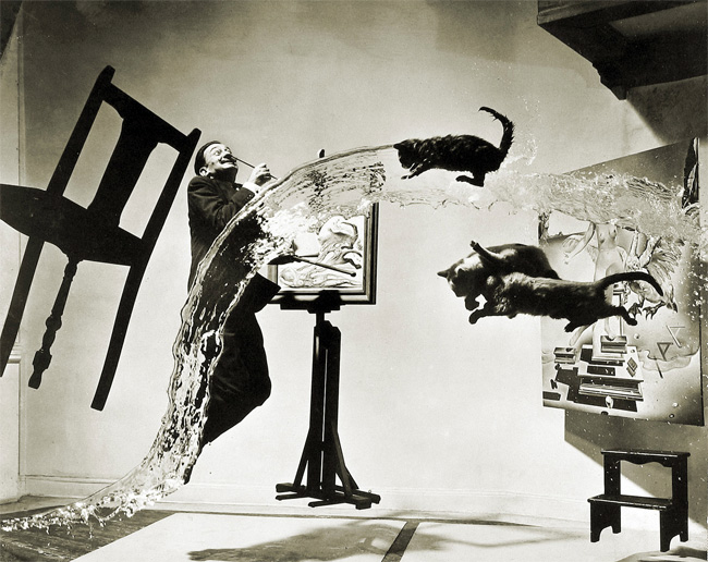 Dali Atomicus Photo by Philippe Halsman. (1948)