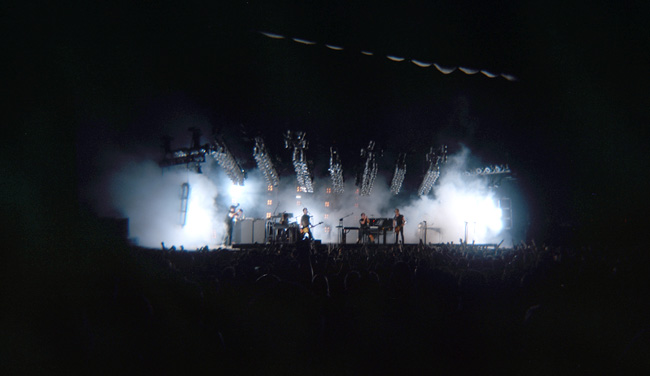 Probably the best image on my roll of Holga film from the Nine Inch Nails concert in Tampa on May 9th, 2009. (2009)