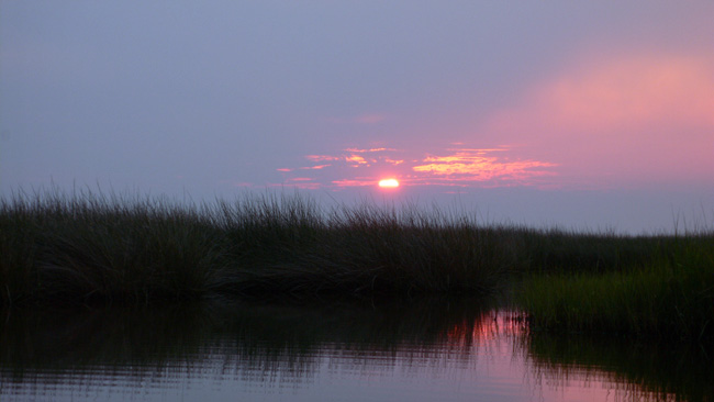 Sunrise at St. Marks lighthouse.  Bobby and I were talking pictures in the early morning.  Tweaked it a little bit in Photoshop.  (2010)